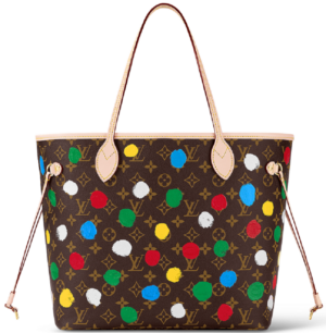 Tui Louis Vuitton x Yk Neverfull Mm Tote 'Brown Dots Print' M46381