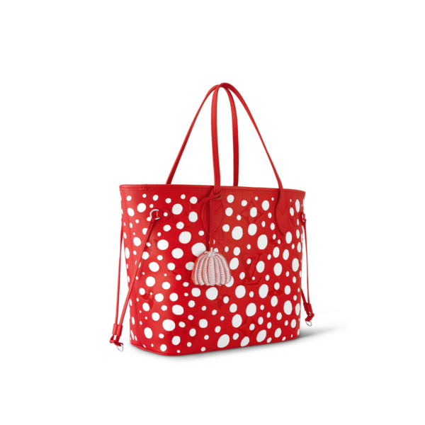 Tui Louis Vuitton x YK Neverfull MM Tote Bag 'Red White' M46422