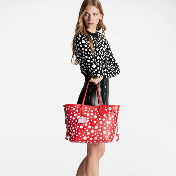 Tui Louis Vuitton x YK Neverfull MM Tote Bag 'Red White' M46422