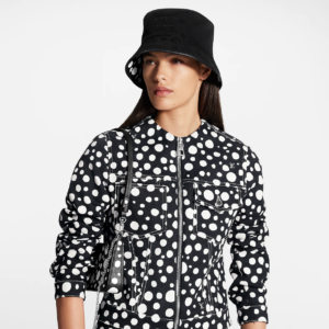 Mu Louis Vuitton x Yk Reversible Bucket 'White Infinity Dots' M7072S