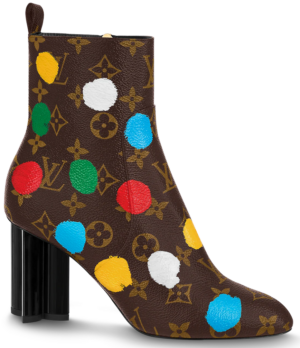 Giay Louis Vuitton x Yk Silhouette Ankle Boots 'Brown' 1AB9W9