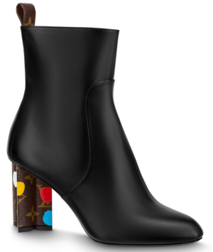 Giay Louis Vuitton x YK Silhouette Ankle Boots 'Black' 1AB9WO