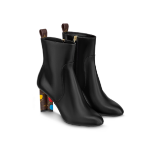 Giay Louis Vuitton x YK Silhouette Ankle Boots 'Black' 1AB9WO