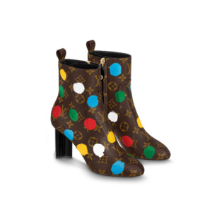 Giay Louis Vuitton x Yk Silhouette Ankle Boots 'Brown' 1AB9W9