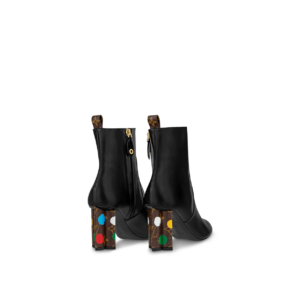 Giay Louis Vuitton x YK Silhouette Ankle Boots 'Black' 1AB9WO