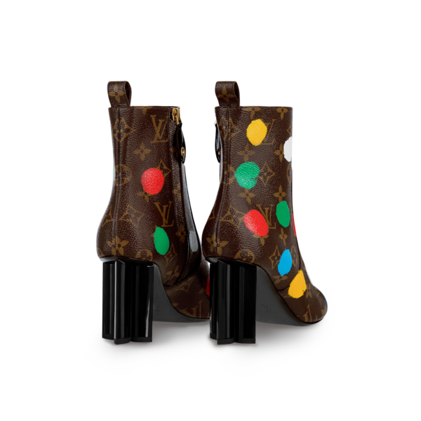 Giay Louis Vuitton x Yk Silhouette Ankle Boots 'Brown' 1AB9W9