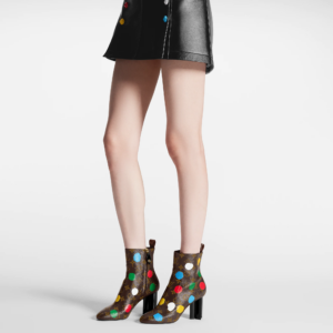 Giay Louis Vuitton x Yk Silhouette Ankle Boots 'Brown' 1AB9W9