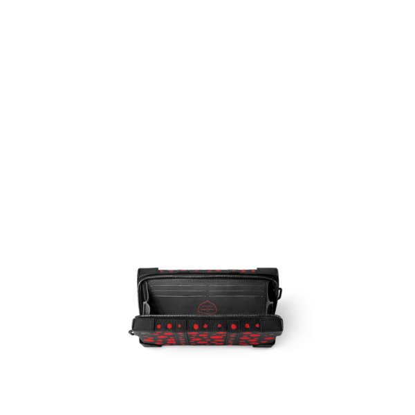 Tui Louis Vuitton x YK Soft Trunk Wearable Wallet 'Black Red' M81905