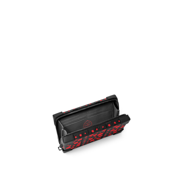 Tui Louis Vuitton x YK Soft Trunk Wearable Wallet 'Black Red' M81905