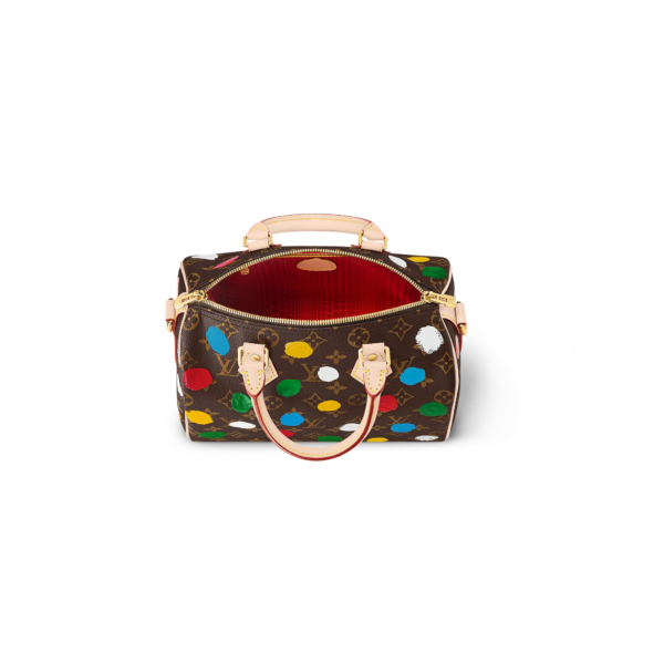 Tui Louis Vuitton x Yk Speedy Bandouliere 25 Bag 'Brown Dots Print' M46433