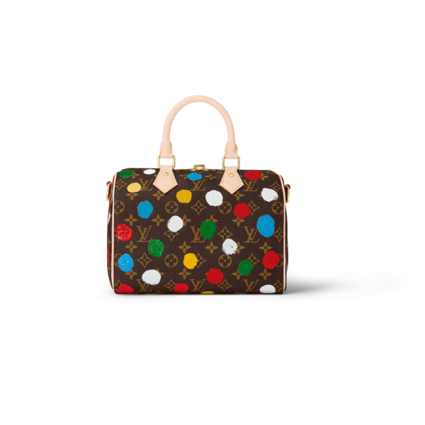 Tui Louis Vuitton x Yk Speedy Bandouliere 25 Bag 'Brown Dots Print' M46433