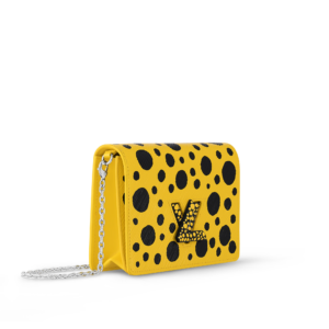 Tui Louis Vuitton x YK Twist Belt Chain Wallet 'Yellow Black' M81987