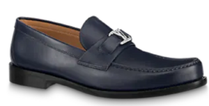 Giày Louis Vuitton Major Loafers Navy Blue 1A9HHH