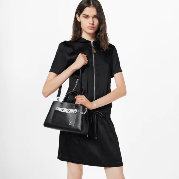 Túi Louis Vuitton Marelle BB Tote 'Black' M59952 - Ảnh 5