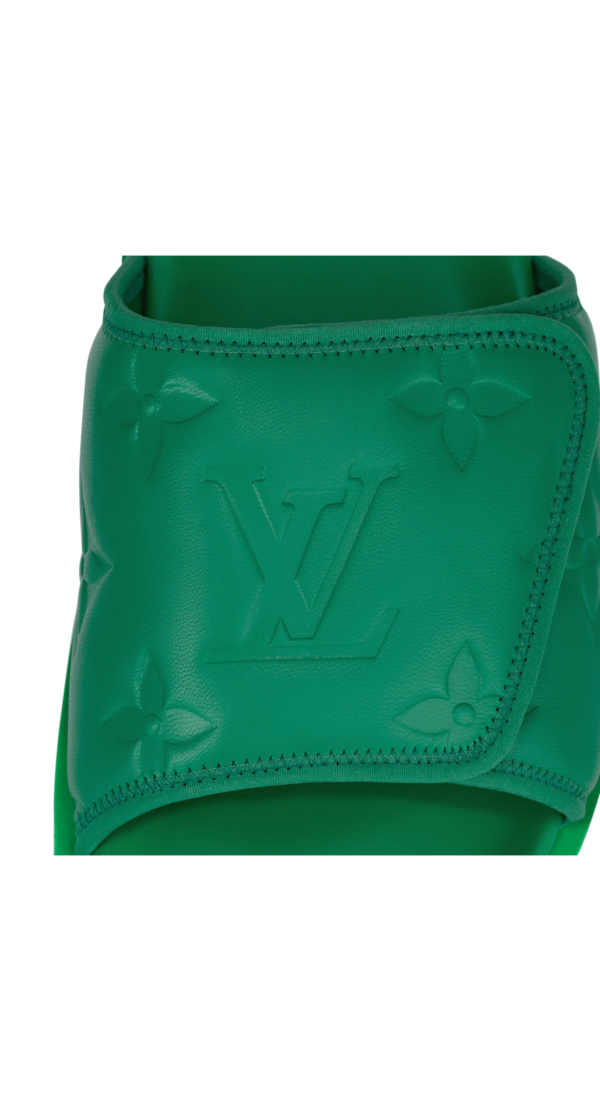 Dép Louis Vuitton Miami Mules 'Green' 1AA7T5 - Ảnh 3