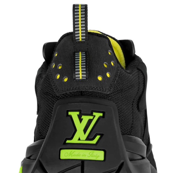 Giày Louis Vuitton Millennium Trainers 'Black' 1A9IE3 - Ảnh 2