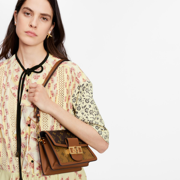 Túi Louis Vuitton Dauphine Mini Handbag M44580 - Ảnh 4