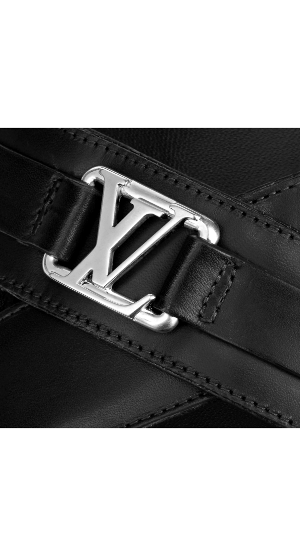 Dép Louis Vuitton Mirabeau Mules 'Black' 1A7WD0 - Ảnh 4