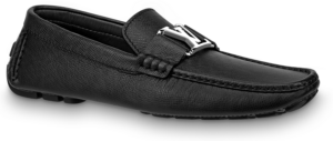 Giày Louis Vuitton Monte Carlo Moccasins 'Black' 1A3K23