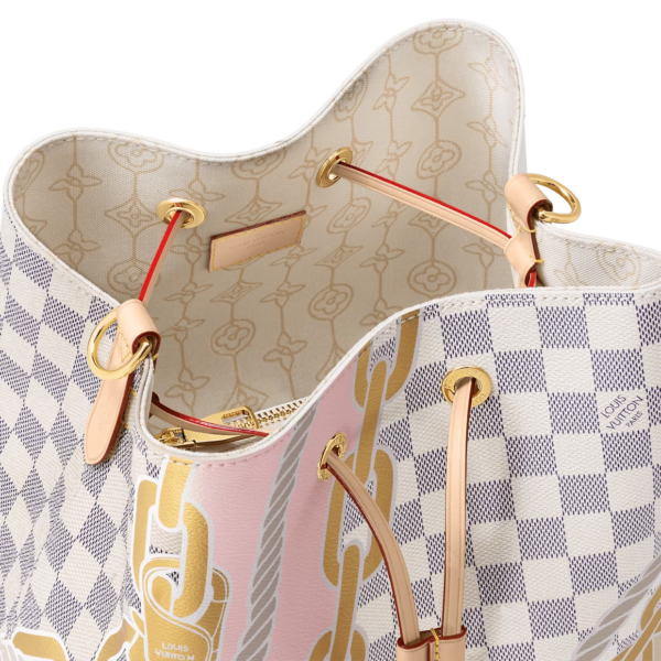Tui Louis Vuitton NeoNoe MM Bucket Bag 'Damier Azur' N40474