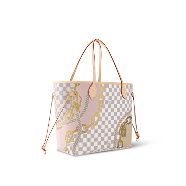 Tui Louis Vuitton Neverfull MM Tote Bag 'Damier Azur' N40471