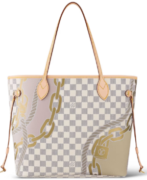 Tui Louis Vuitton Neverfull MM Tote Bag 'Damier Azur' N40471