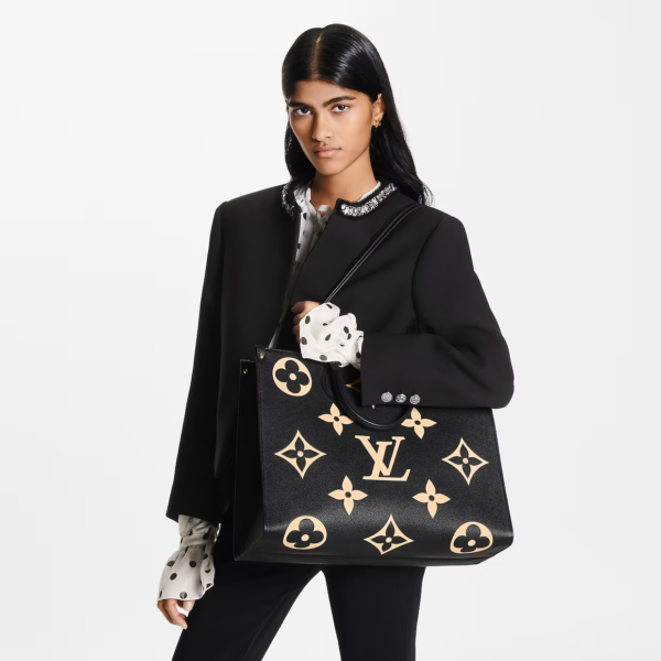 Tui Louis Vuitton OnTheGo GM Tote Bag 'Black Beige' M45945