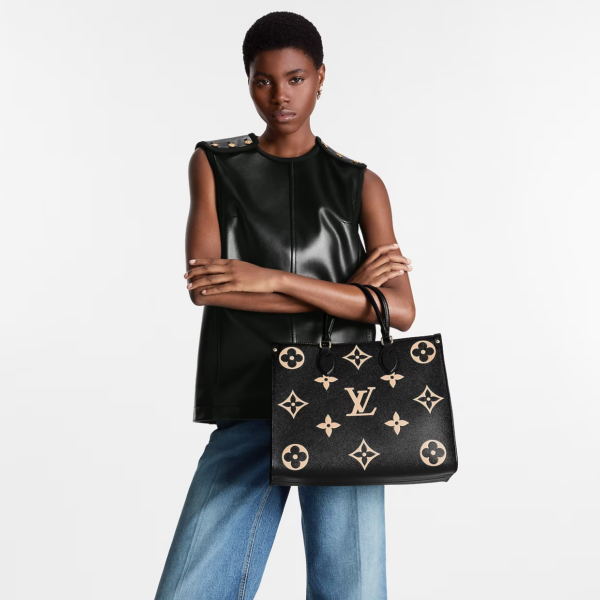 Tui Louis Vuitton OnTheGo MM 'Black Cream' M45495
