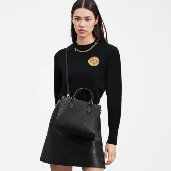 Tui Louis Vuitton Onthego PM Tote Bag 'Black' M45653