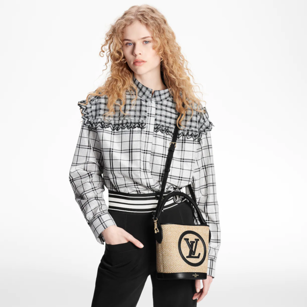 Túi Louis Vuitton Petit Bucket 'Black' M59961 - Ảnh 6