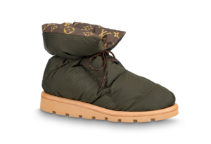 Giày Louis Vuitton Pillow Comfort Ankle Boots Kaki 1A8T3O