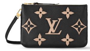Tui Louis Vuitton Pochette Double Zip On Strap 'Black Beige' M80787