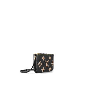 Tui Louis Vuitton Pochette Double Zip On Strap 'Black Beige' M80787