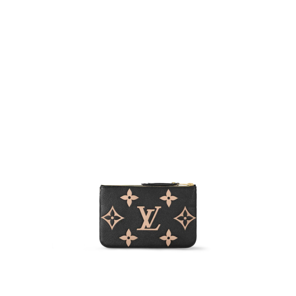 Tui Louis Vuitton Pochette Double Zip On Strap 'Black Beige' M80787