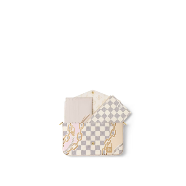 Tui Louis Vuitton Pochette Felicie 'Damier Azur' N40466