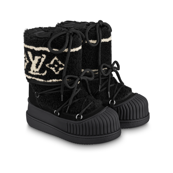 Giày Louis Vuitton Polar Flat 'Black' 1A9H0C - Ảnh 4