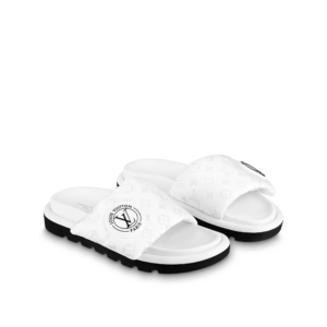 Alternative view of Dép Louis Vuitton Pool Pillow Flat Comfort Mules 'White' 1AAEBH