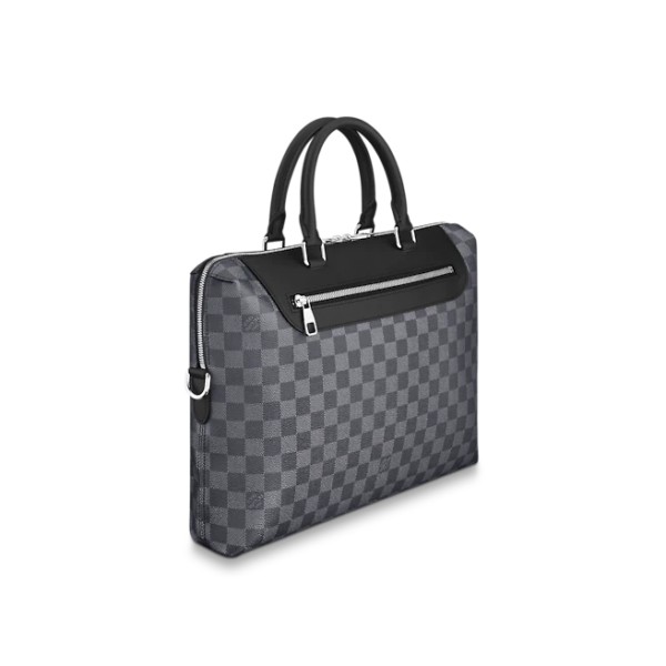 Túi Louis Vuitton Porte-Documents Jour Business 'Graphite' N48260 - Ảnh 5