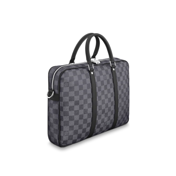 Túi Louis Vuitton Porte-Documents Voyage PM Business 'Graphite' N41478 - Ảnh 5