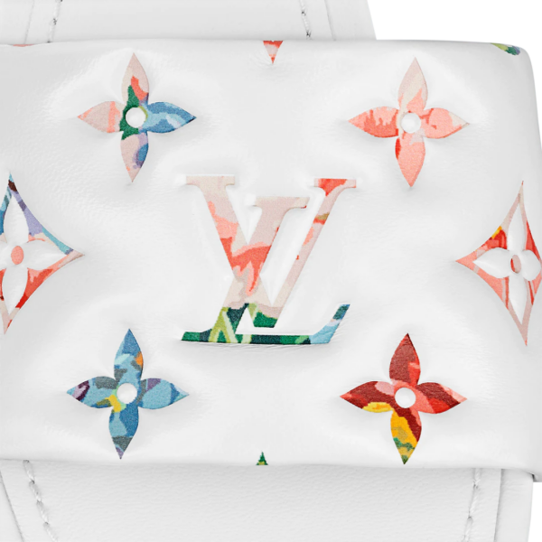 Giày Louis Vuitton Revival Flat Mules 'White' 1AAOR5 - Ảnh 4