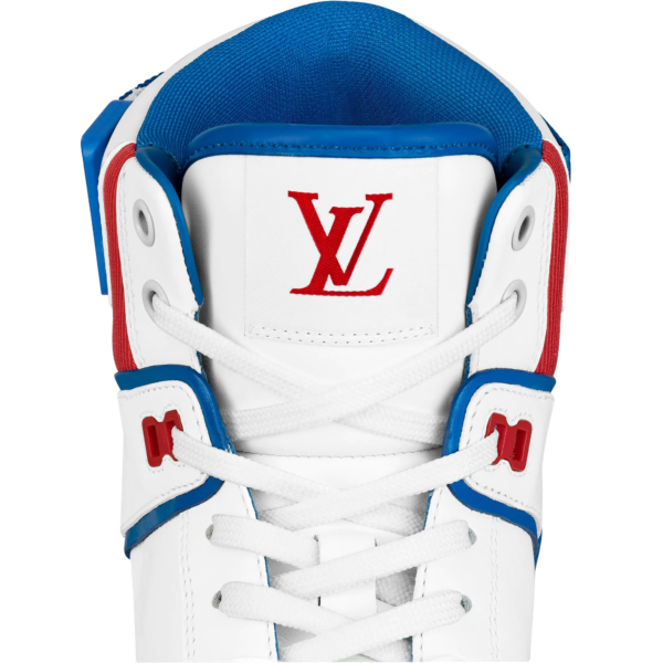 Giày Louis Vuitton Rivoli Sneaker Boot 'Red Blue' 1A8K87 - Ảnh 4