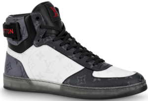 Giày Louis Vuitton Rivoli Sneaker Boots 'Black' 1A8V03