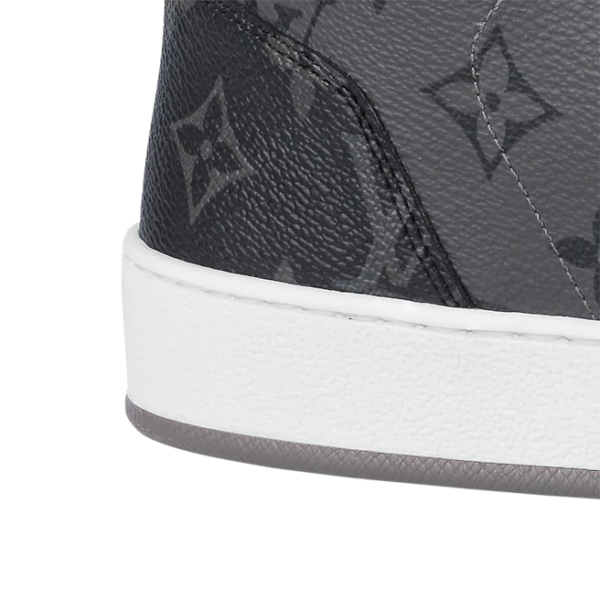 Giay Louis Vuitton Rivoli Trainer Boot "Black Grey" 1A8EAN