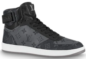 Giay Louis Vuitton Rivoli Trainer Boot "Black Grey" 1A8EAN
