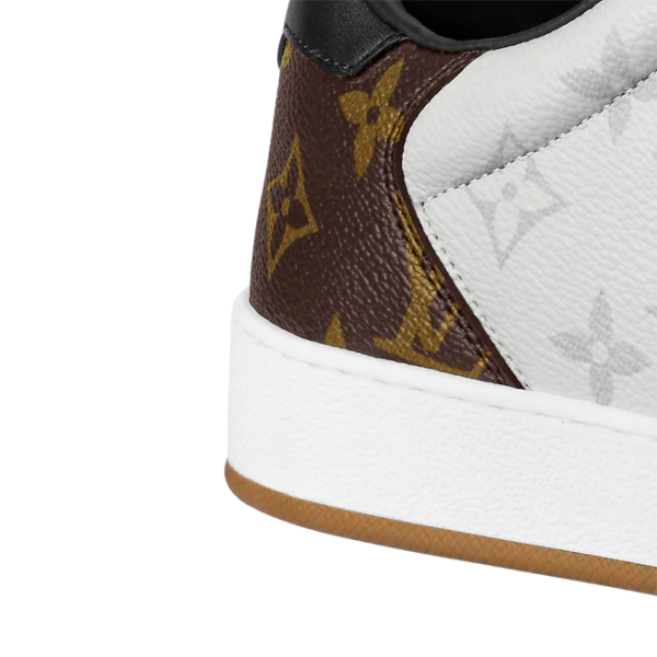 Giay Louis Vuitton Rivoli Trainer "White Black Brown" 1A8WG8