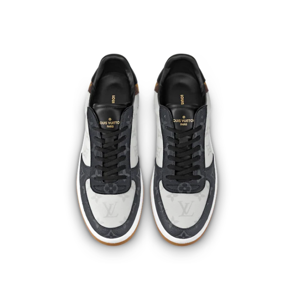 Giay Louis Vuitton Rivoli Trainer "White Black Brown" 1A8WG8