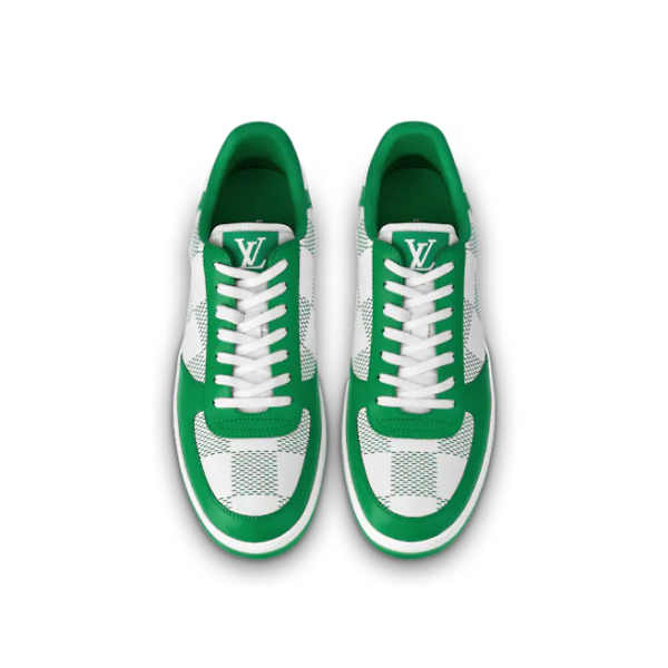 Giày Louis Vuitton Rivoli Trainers 'Green' 1A9ZFM - Ảnh 3