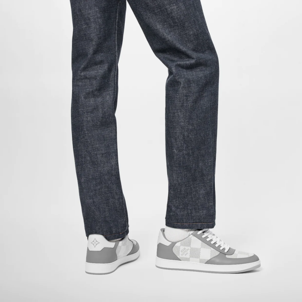 Giày Louis Vuitton Rivoli Trainers 'Grey' 1A9ZEO - Ảnh 6
