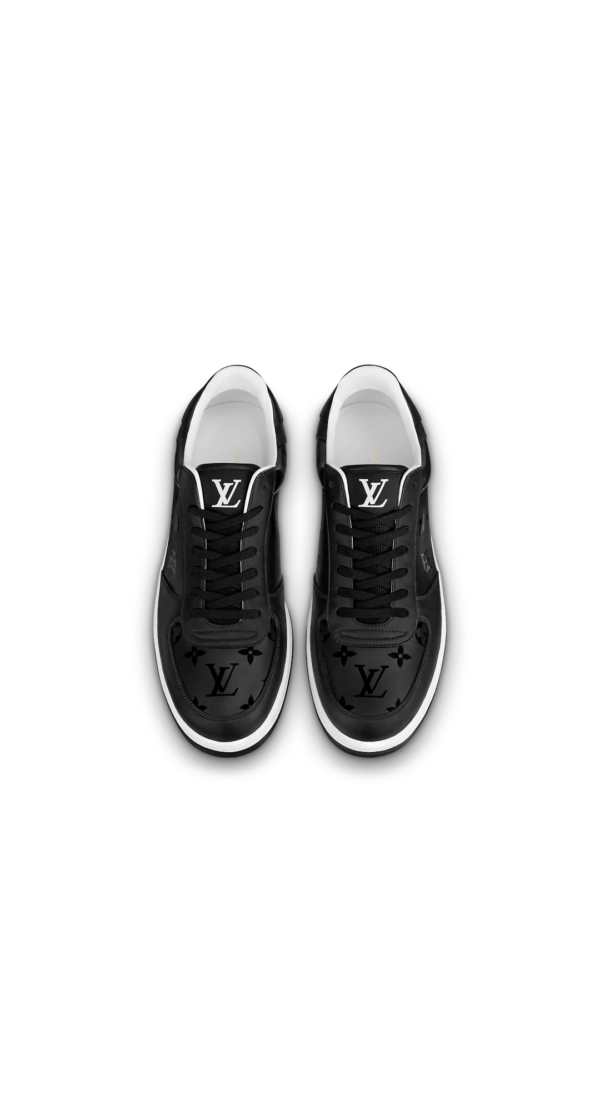 Giày Louis Vuitton Rivoli Trainers 'Black' 1A9FGV - Ảnh 5