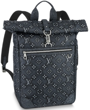 Balo Louis Vuitton Roll Top Backpack 'Charcoal' M21359